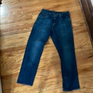 Wrangler Men's Relaxed Jeans - Dark Blue